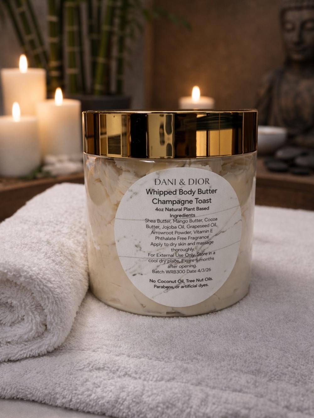 4oz Champagne Toast Whipped Body Butter